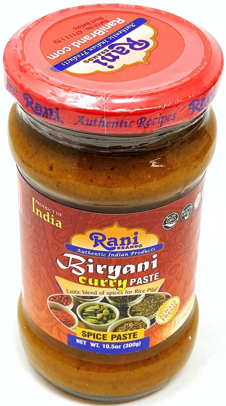 Biryani Masala Curry Paste 10.5oz Glass Jar, Pack of 5+1 U97221