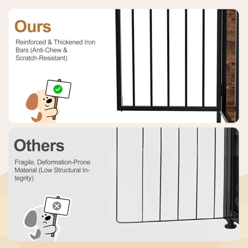 78 Inch XXL Double Dog Crate Furniture N8637