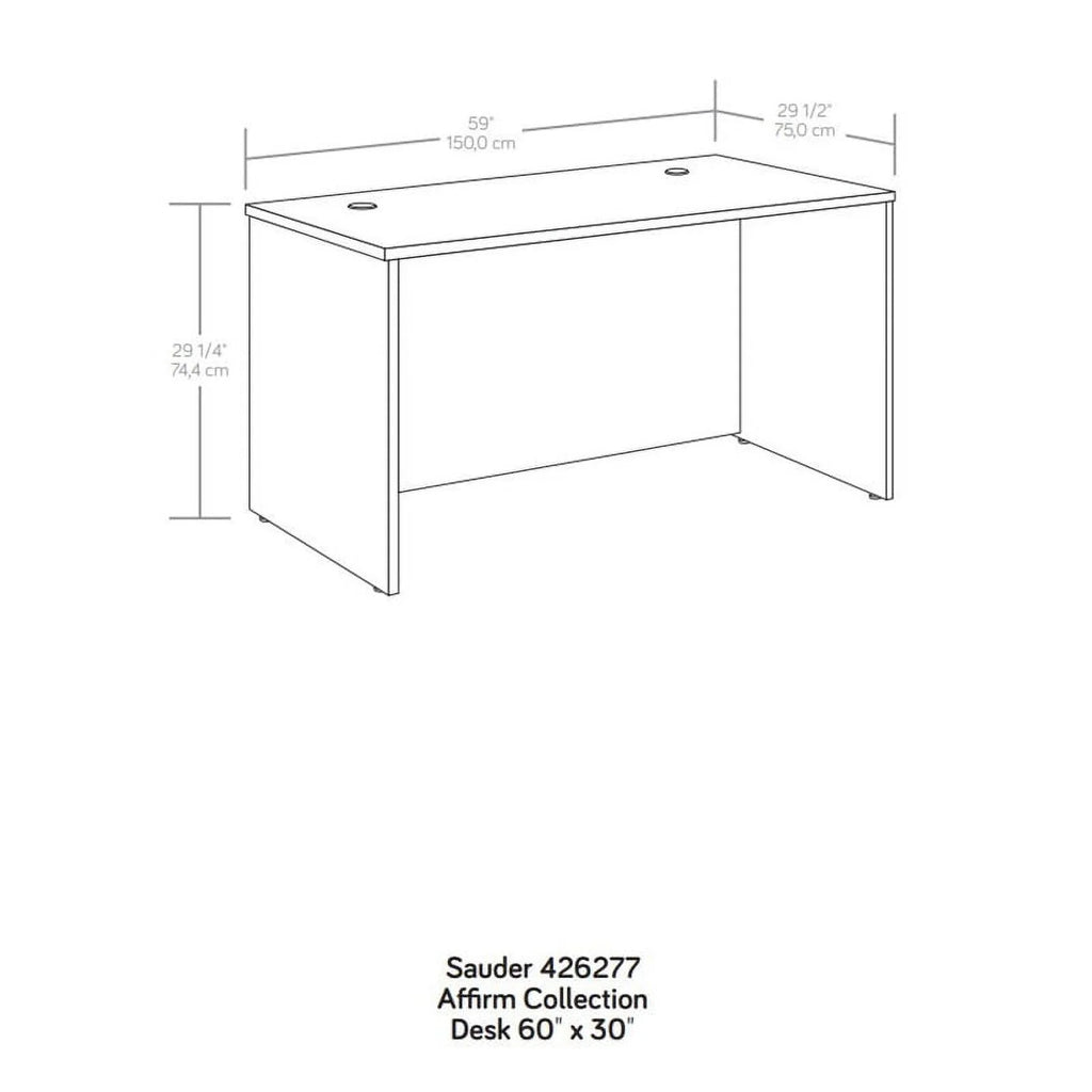 Engineered Wood Desk in Classic Cherry U6341
