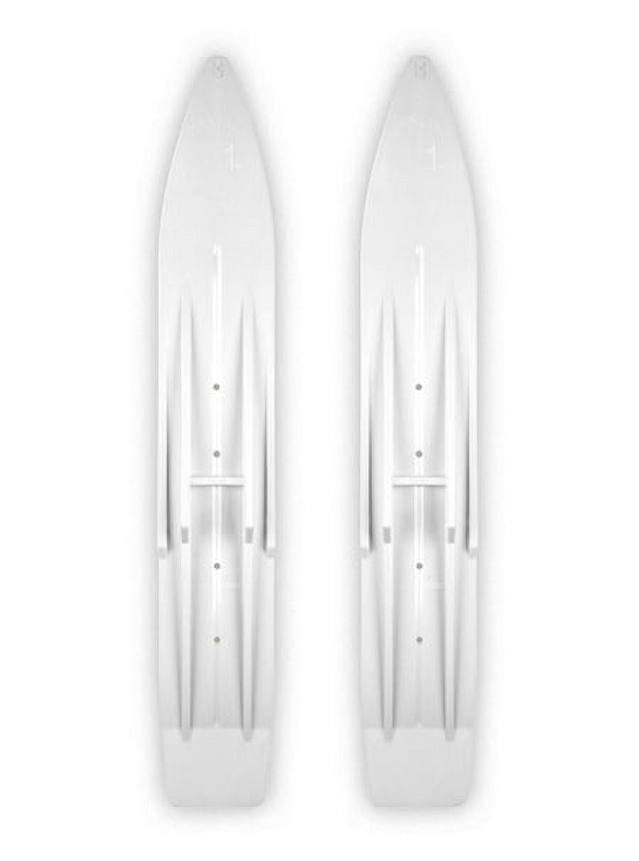 Pair of White Snowmobile Skis Y942924