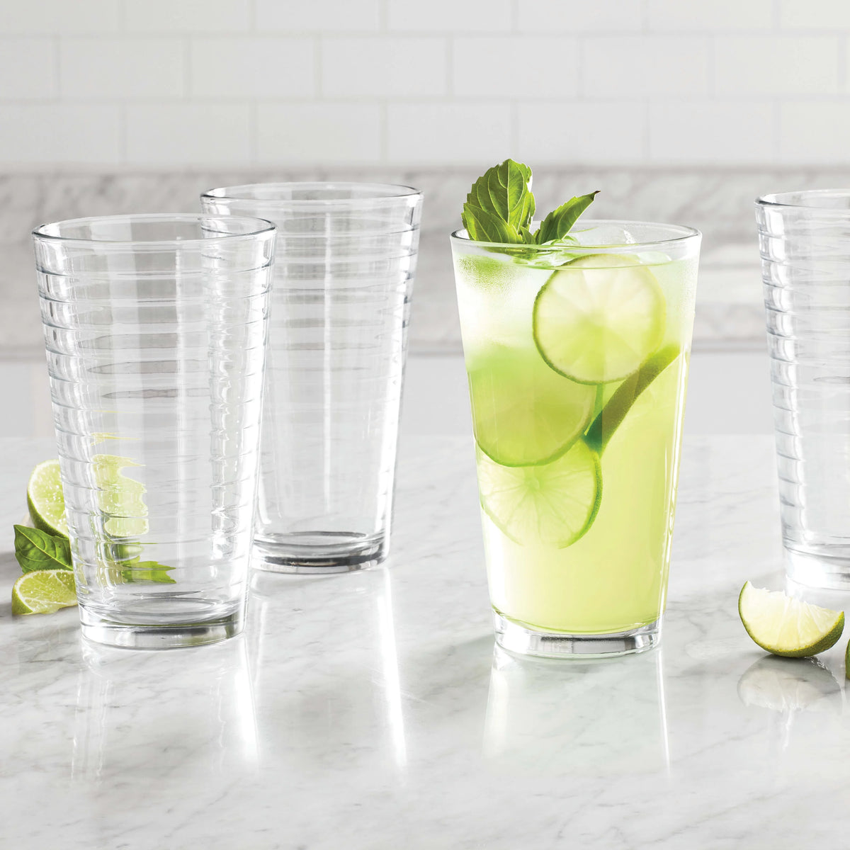 Drinking Glasses, 16.2 oz, Set of 8 L57757