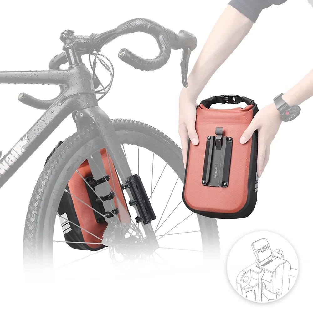 4L Bike Front Fork Bag Waterproof Cycling Bag F3211