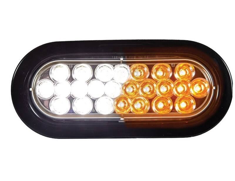 6" Oval LED Recessed Strobe Light U254