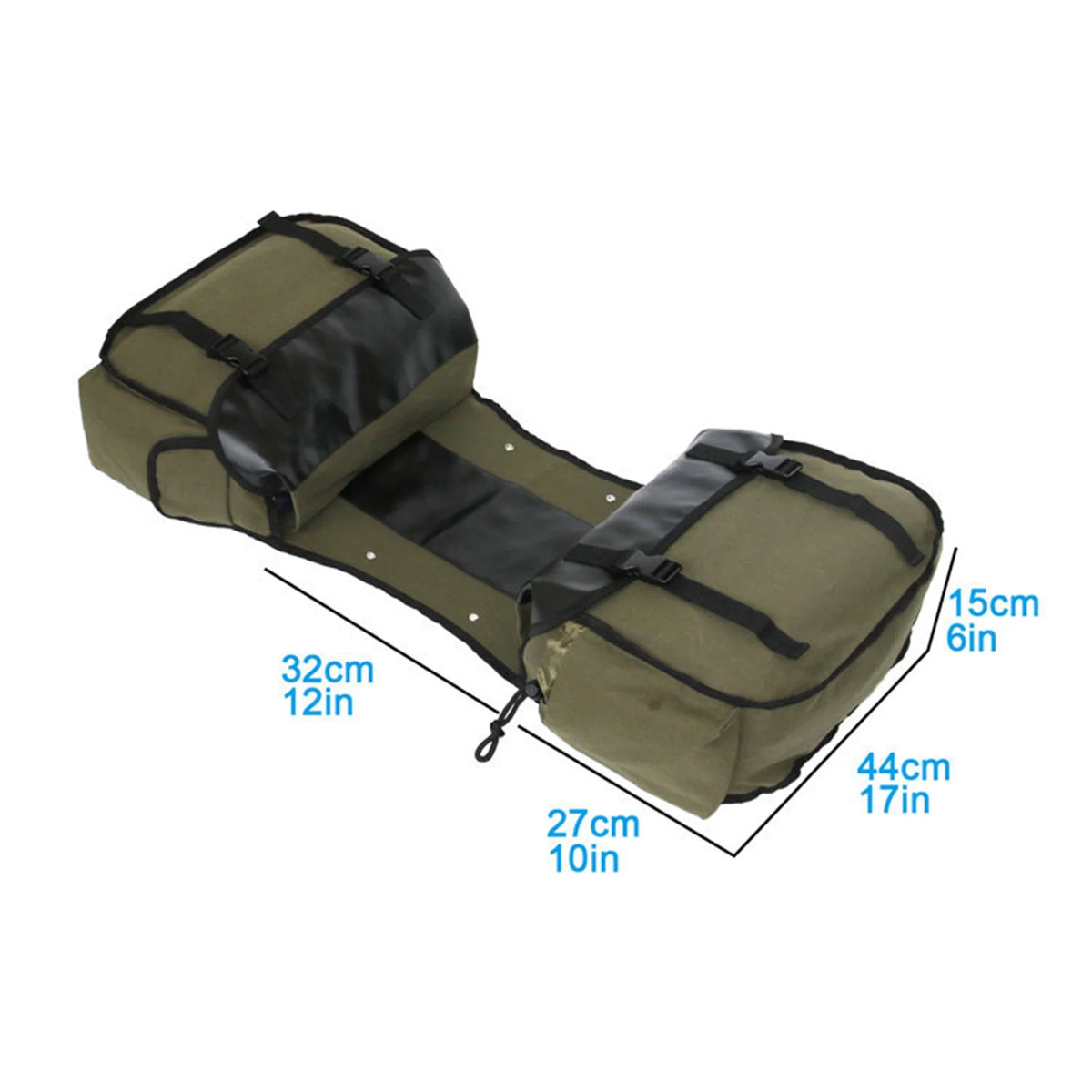 Waterproof Canvas Motorbike Saddle Bag T95688