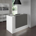 53 Inch Modern Reception Desk with Transaction Counter Y69004