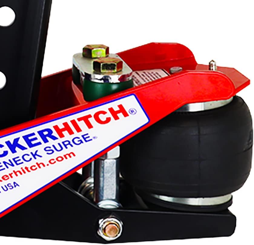 Gooseneck Air Hitch & Coupler, Round 3-15/16" Angled Pin 30K Coupler 9" Offset I736553