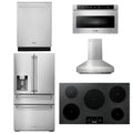 36 Induction Cooktop, Range Hood, Microwave, Refrigerator, Dishwasher G70547
