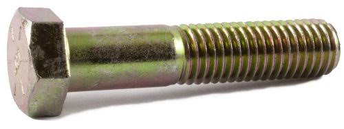 1/2-20 x 1 Grade 8 Hex Cap Screw Yellow Zinc Plated (400) N666857