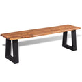 Solid Acacia Wood Bench C30226