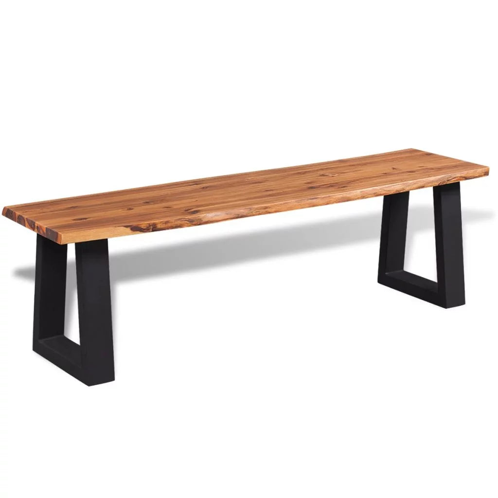 Solid Acacia Wood Bench C30226