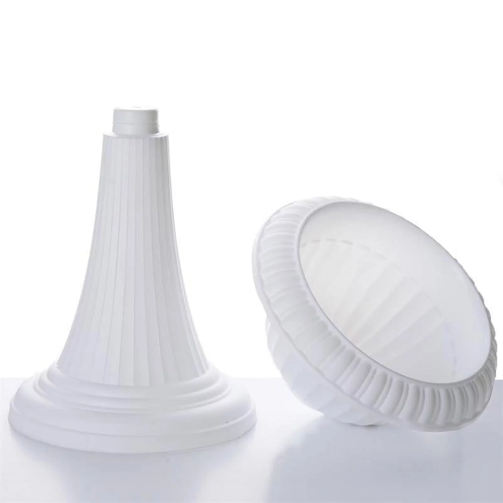 4 Pack 23" Tall White Pedestal Column Plant Stand Pot L361