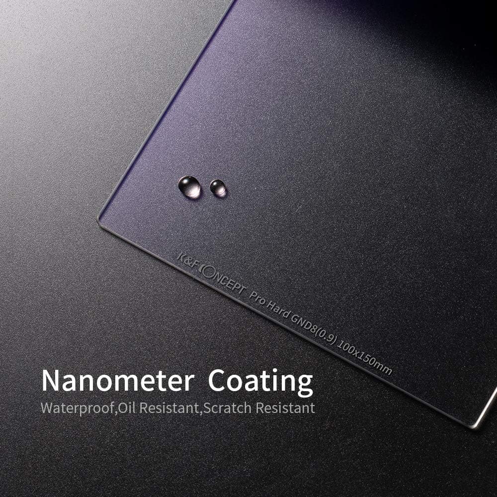 Hard Graduated ND8 100mm x 150mm Multi-Coated Optical Glass GND8 (0.9) Neutral Density Filter I589543