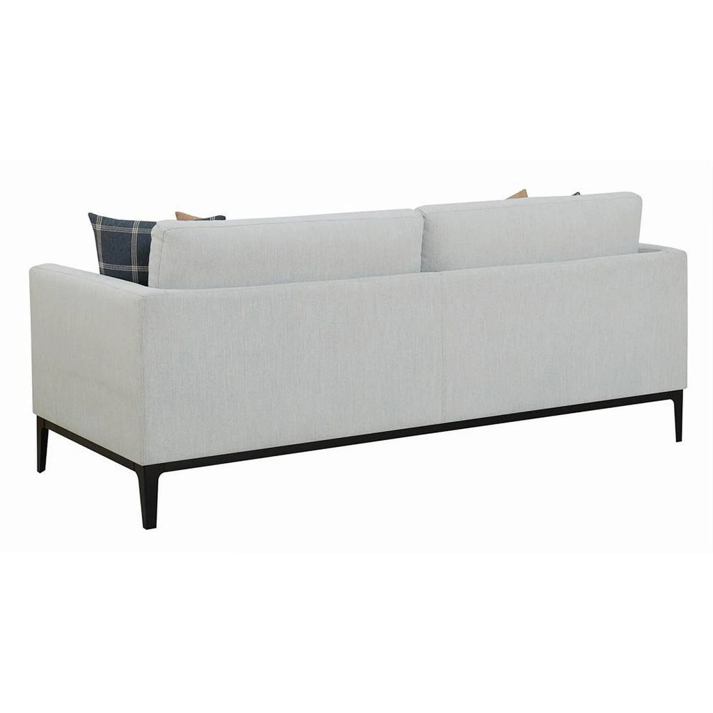 Light Gray Upholstered Fabric Sofa M30142