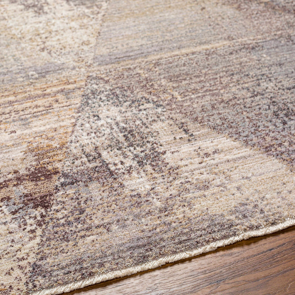 Multi Gray Brown Area Rug K485