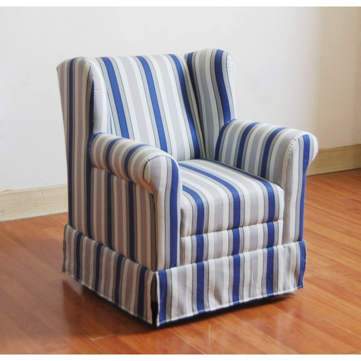 Striped Wingback Chair S303594