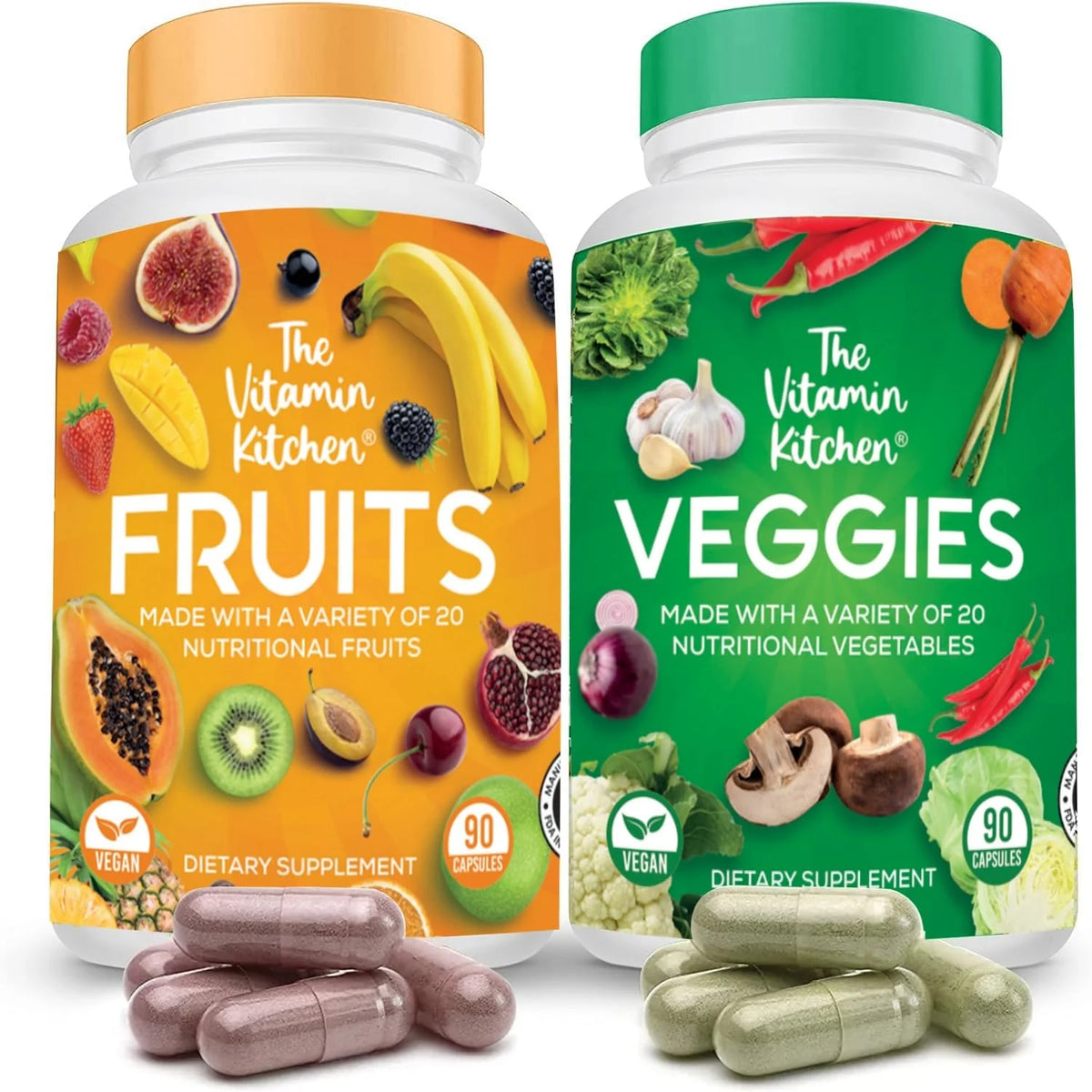 90 Fruits 90 Veggies Whole Food Capsules E736