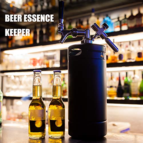 128oz Stainless Steel Pressurized Growler Tap System H429330