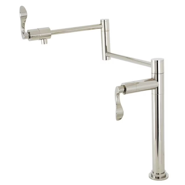 Polished Nickel Deck Mount Pot Filler P514