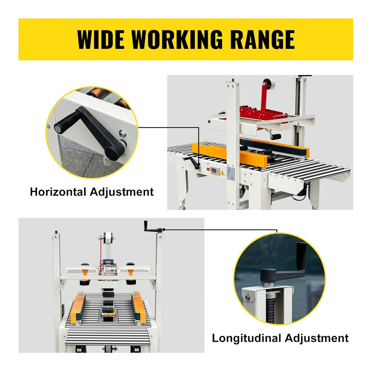 180W Automatic Carton Sealer with Four Rolls of Tape X129435