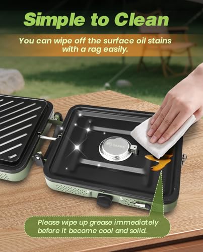 2 Burner Propane Camping Stove with Grill X610