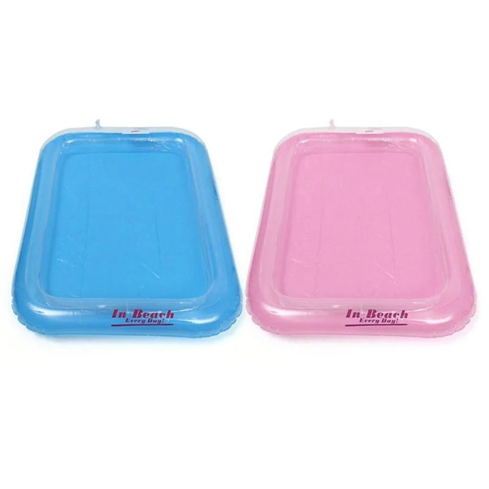 Pink Inflatable Sandbox Play Sand Toy Tray B877379