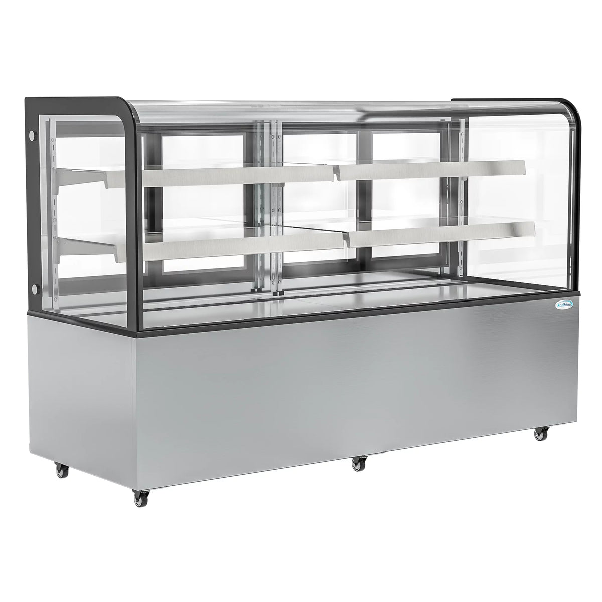 71 in. Dry Bakery Display Case with Curved Glass U596349