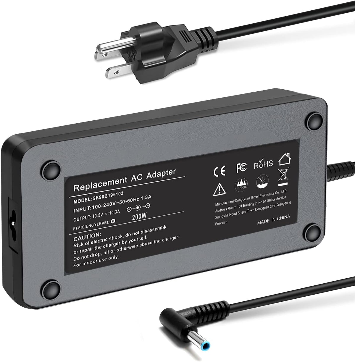 200W AC Adapter Power Charger Pack of 2 Z72380