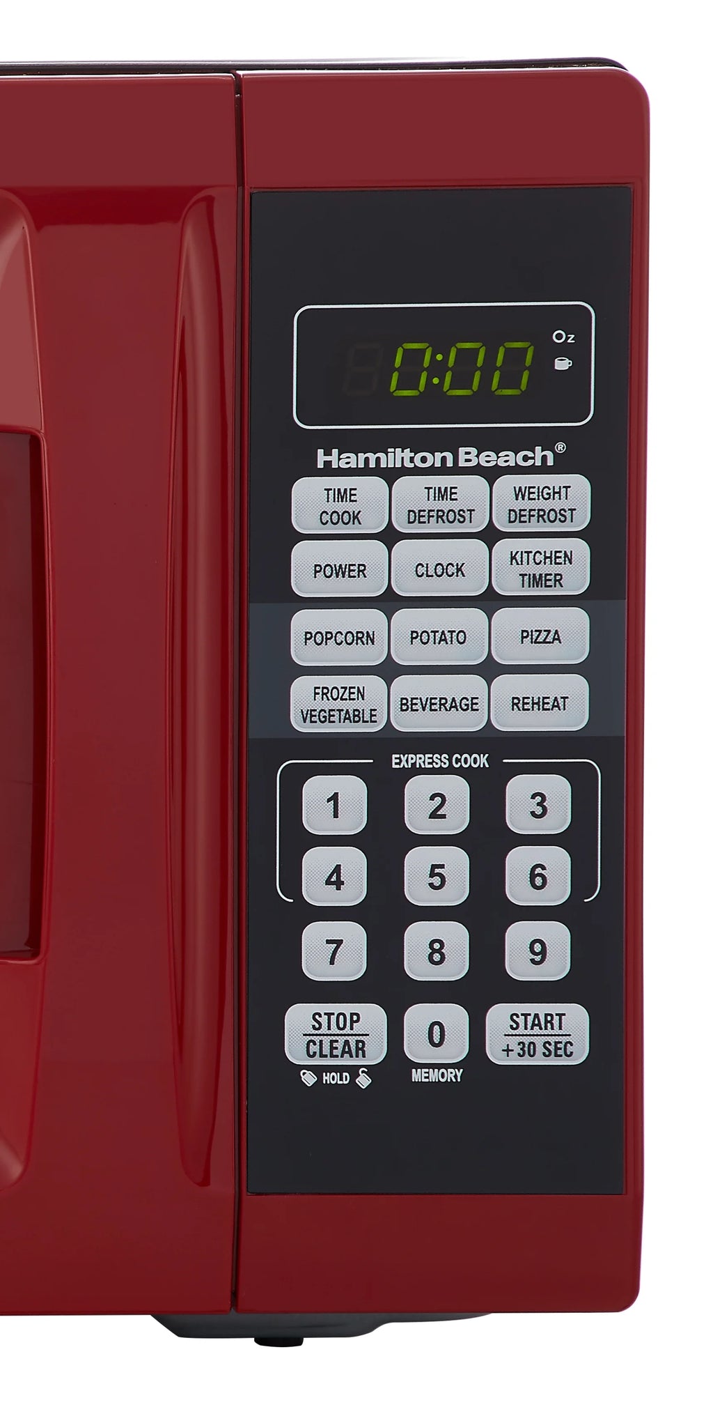 Red Microwave Oven I2982