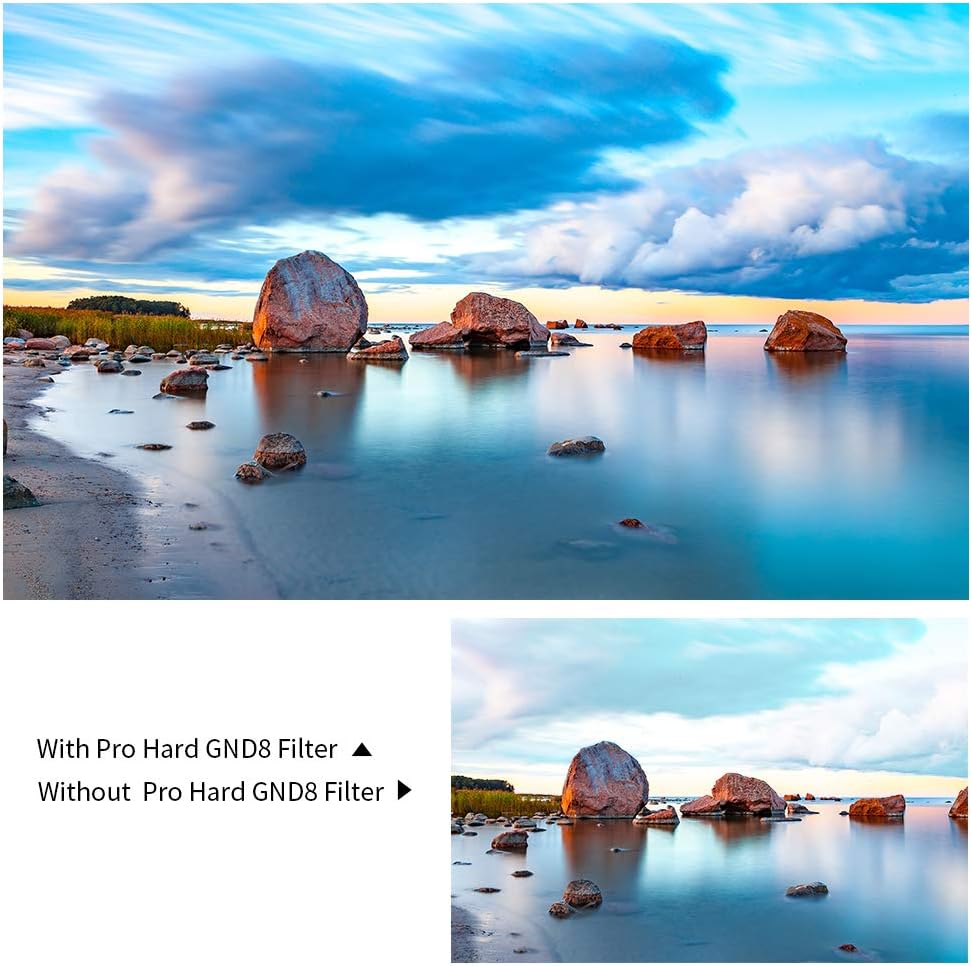 Hard Graduated ND8 100mm x 150mm Multi-Coated Optical Glass GND8 (0.9) Neutral Density Filter I589543