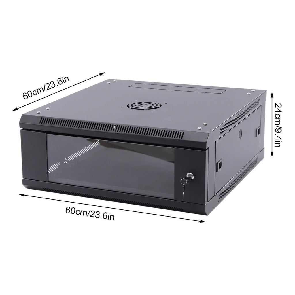 24" Deep 4U Lockable Server Rack Cabinet Q682786