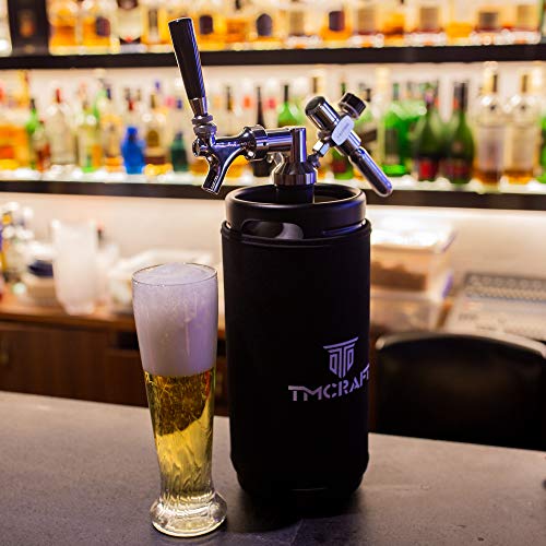 128oz Stainless Steel Pressurized Growler Tap System H429330