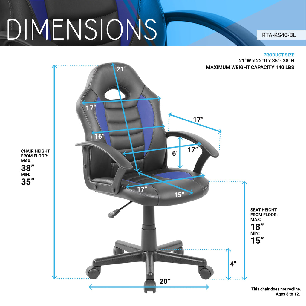 Adjustable Swivel Leather Gaming Chair Z485047