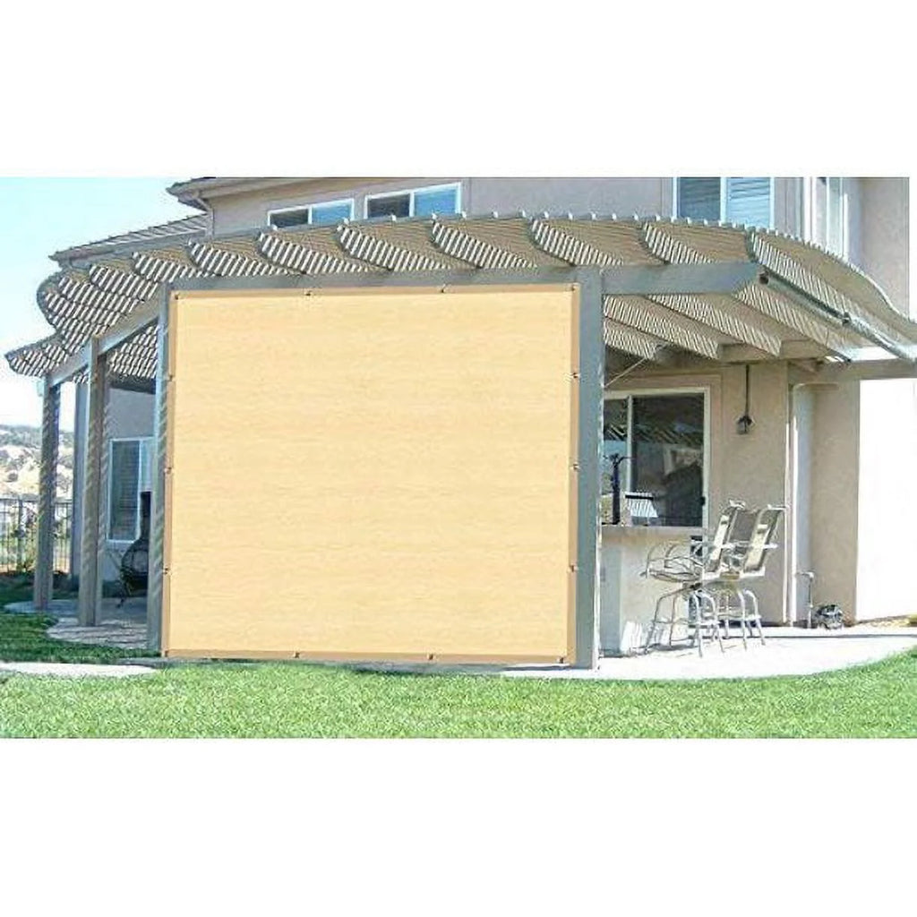 10' x 12' Wheat Shade Cloth with Grommets M6525
