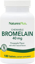 Chewable Bromelain 40 mg Proteolytic Enzyme Supplement 180 Tablets B276198