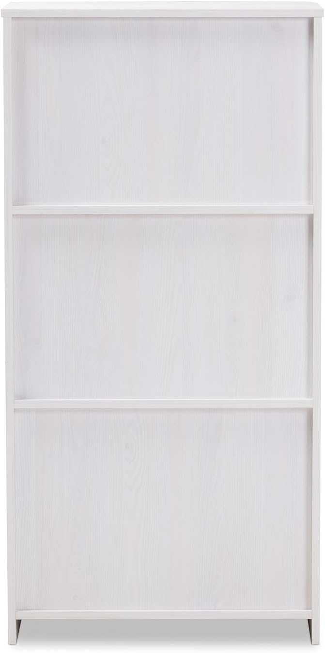2 Shelf Bookcase in Whitewash U14710