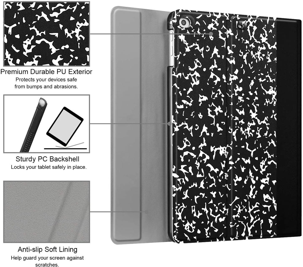 Slim Shell Stand Cover Keyboard Case for iPad 9.7 6th/5th Generation and iPad Air 2 I887
