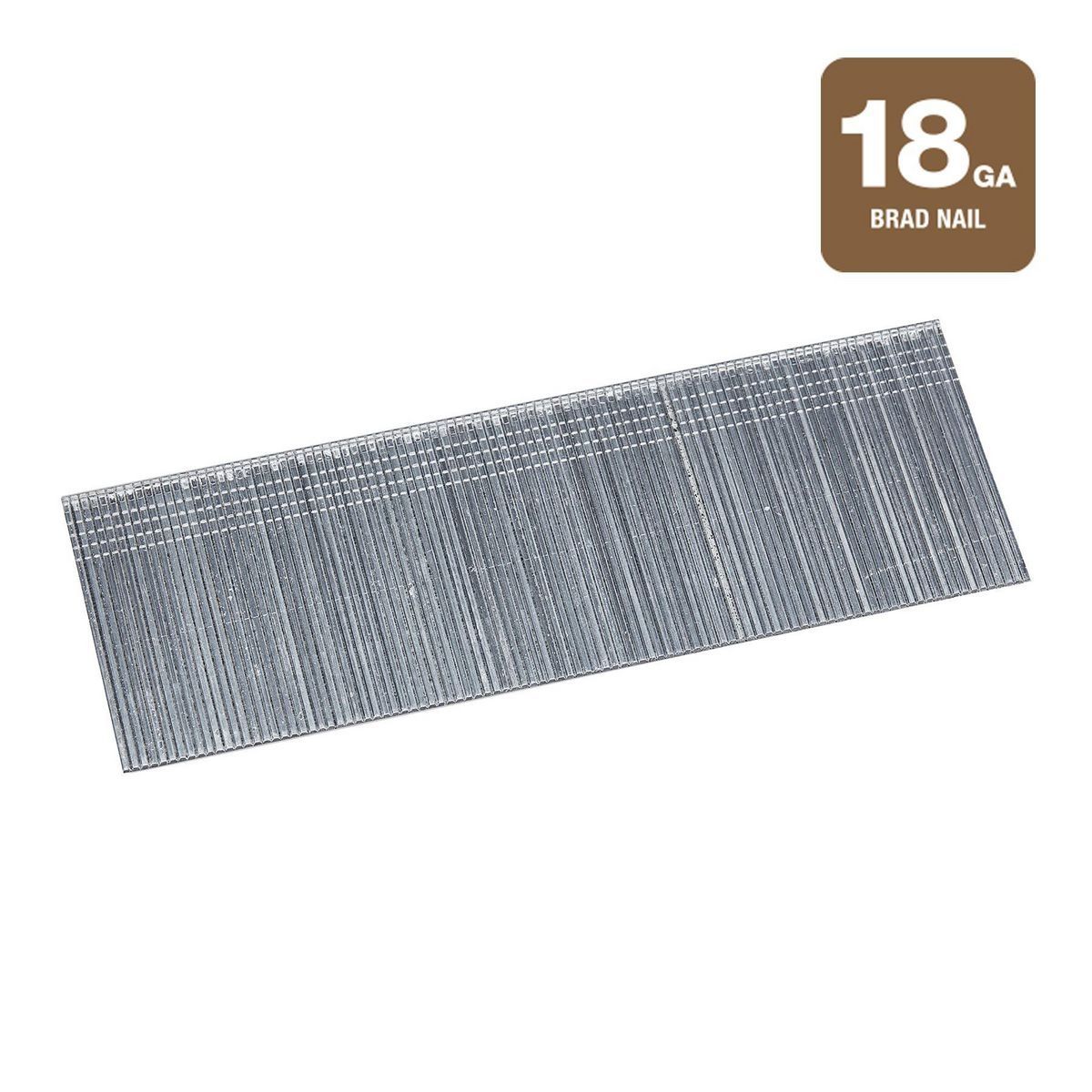 1-3/4 in. 18 GA Galvanized Brad Nails, 5000-Piece J95078