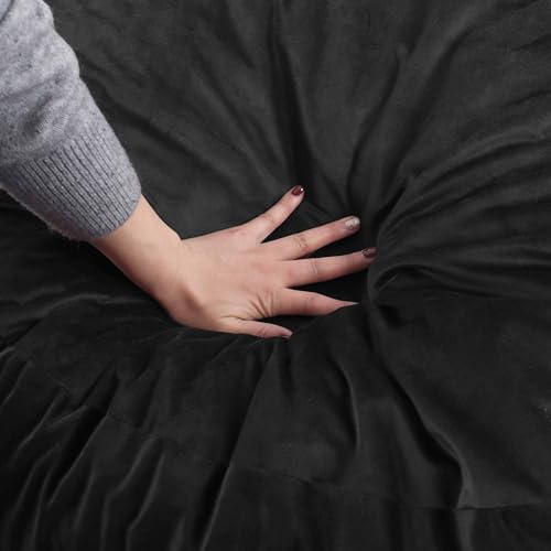 Velvet Memory Foam Bean Bag Chair S863291