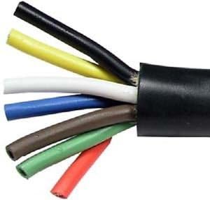14 Gauge 7 Way Conductor Wire RV Trailer Cable Cord K8439